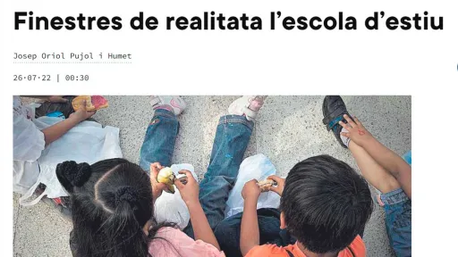 Finestres de realitat a l’escola d’estiu