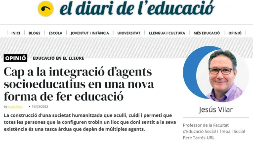 Cap a la integració d’agents socioeducatius en una nova forma de fer educació