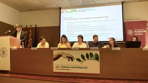 Marta Crespo, alumna de la facultat Pere Tarrés – URL: “Els estudiants hem de treballar en xarxa per combatre el canvi climàtic”