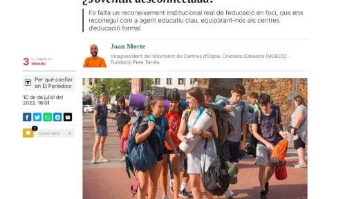 Joventut desconnectada? 