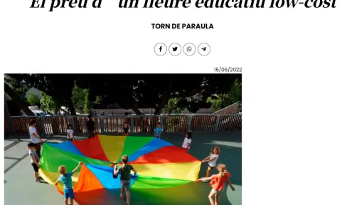 El preu d’un lleure educatiu "low-cost"