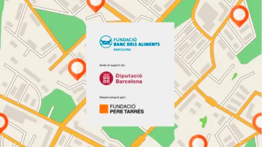 La Fundació Pere Tarrés participa en la creació del mapa de distribució d’aliments
