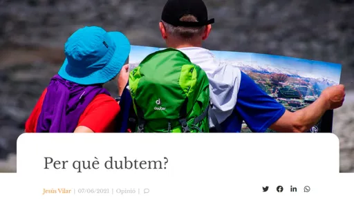 Per què dubtem?