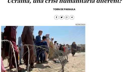 Ucraïna, una crisi humanitària diferent?