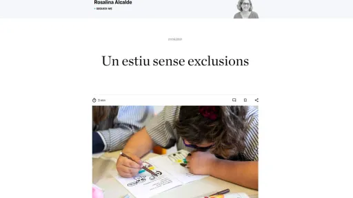 Un estiu sense exclusions