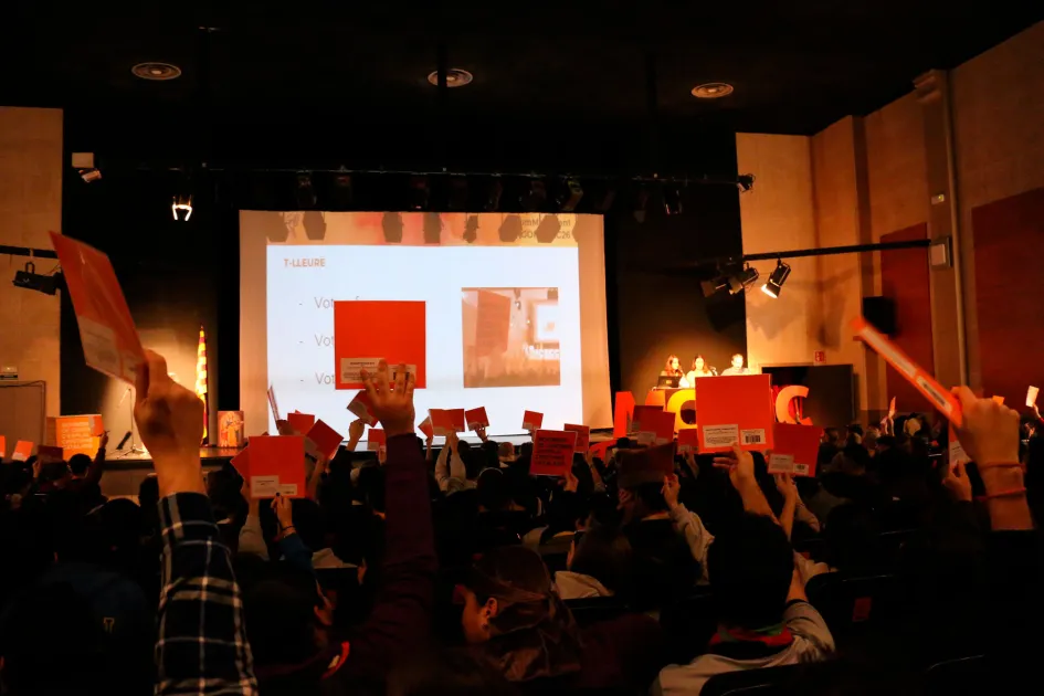 Votació a l'AGO (Assemblea General Ordinària) del MCECC del 24 de gener del 2026