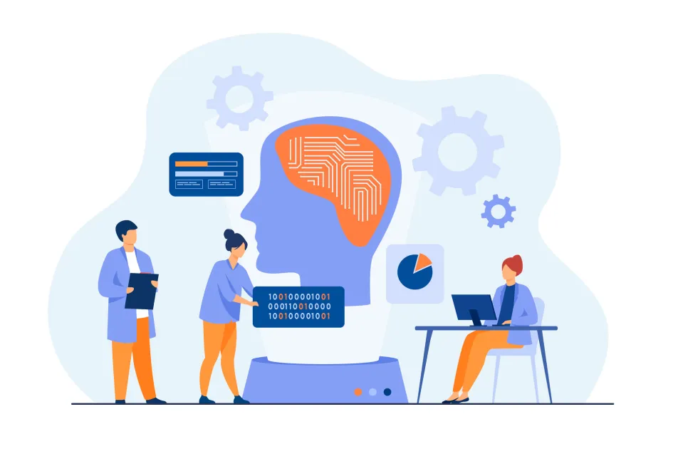 Il·lustració del concepte Inteligència Artificial
