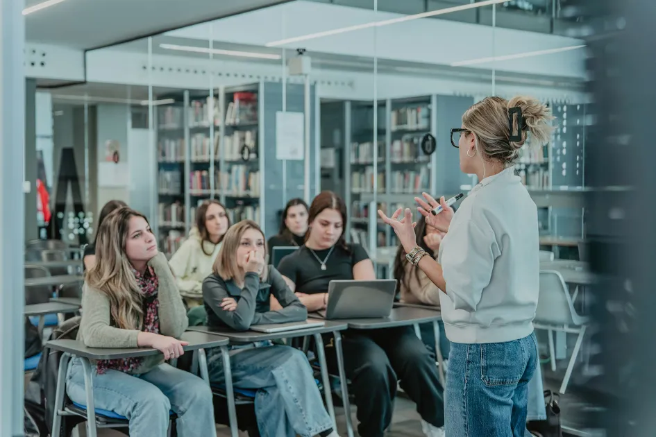 Estudiants dels graus en Educació Social i Treball Social