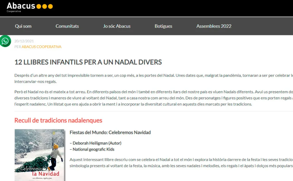 12 llibres infantils per a un Nadal divers