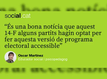 Una campanya electoral més sense accessibilitat cognitiva (Part II)