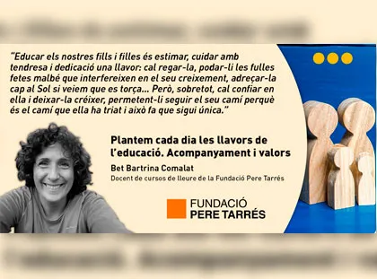 Plantem cada dia les llavors de l'educació
