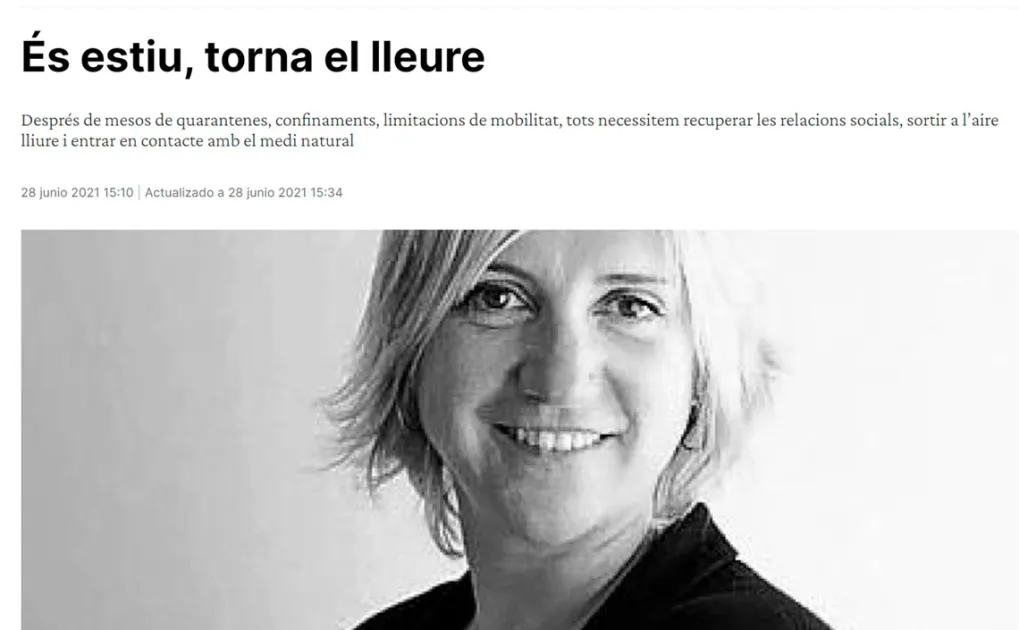 És estiu, torna el lleure