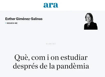 Què, com i on estudiar després de la pandèmia