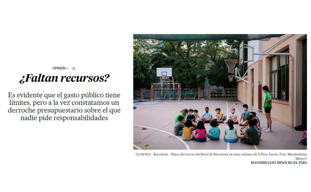 Falten recursos?