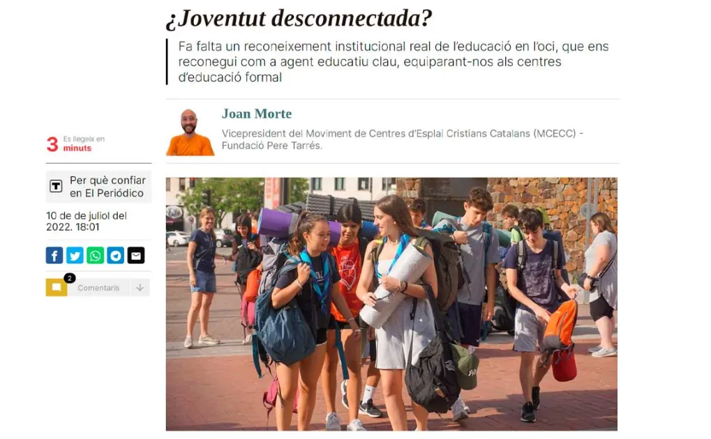 Joventut desconnectada? 