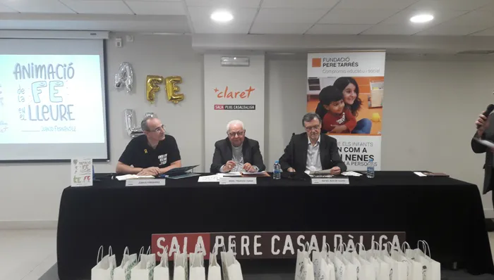La Fundació Pere Tarrés i l’Editorial Claret presenten el llibre Animació de la Fe en el Lleure
